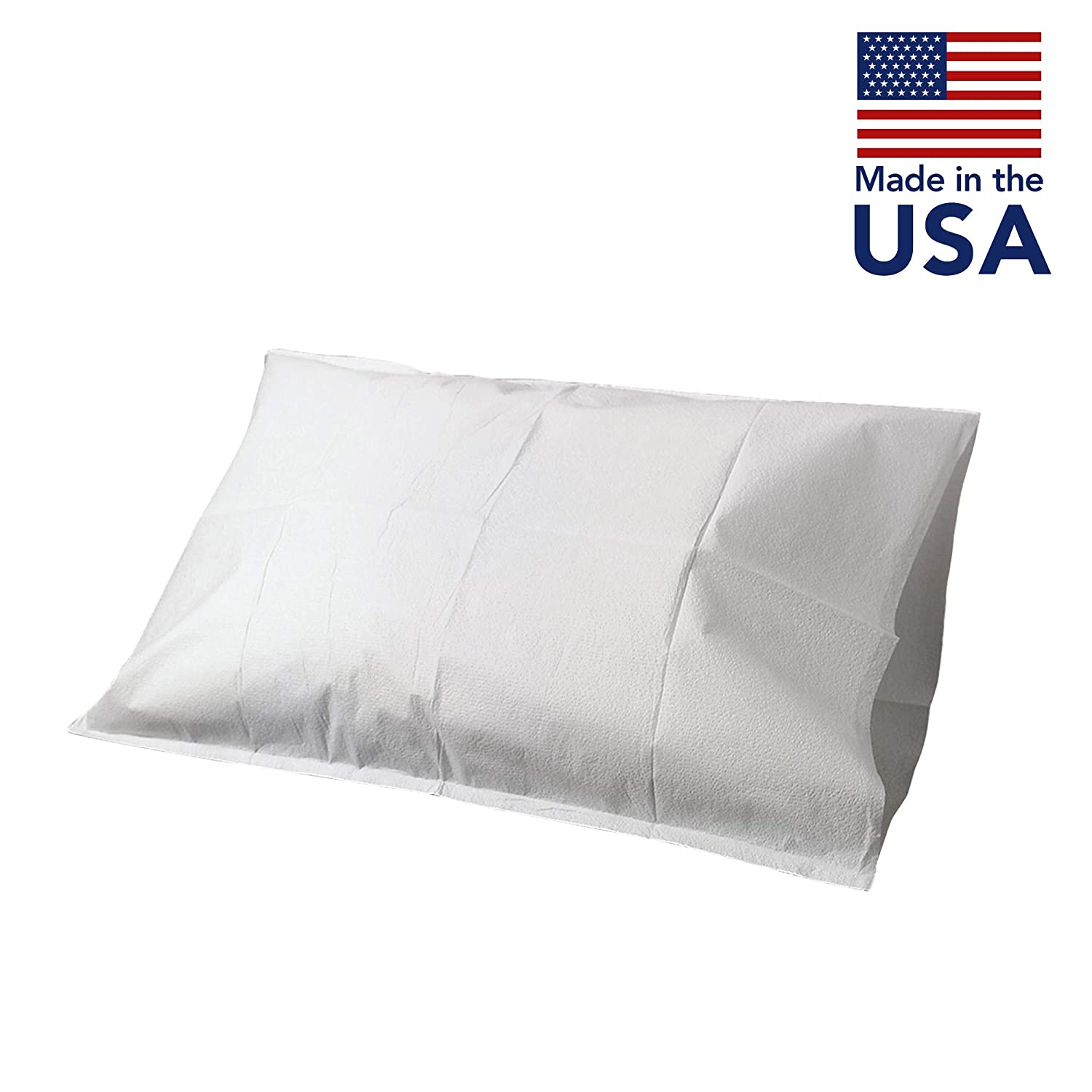 TIDI Single-Use Pillowcases, White, 21" x 30" (Pack of 100)