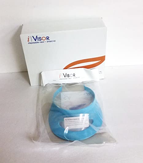 Pacdent V013B iVisor: Visor & Shield Kit Blue in Color 1 Visor 1 Shield 1/pk